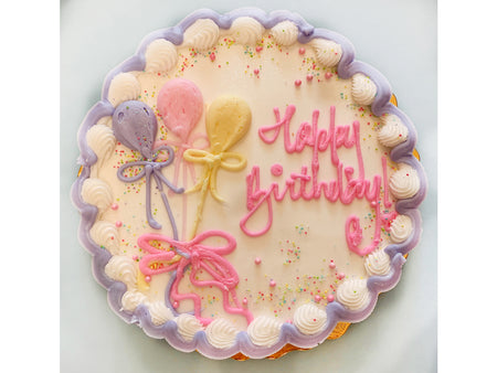 Pastel Balloons Cake