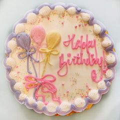 Pastel Balloons Cake